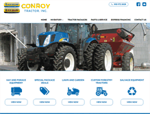 Tablet Screenshot of conroytractorinc.com